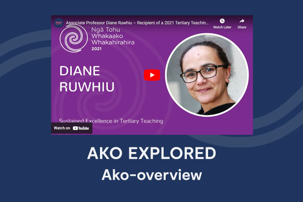 Ako overview | Associate Professor Diane Ruwhiu