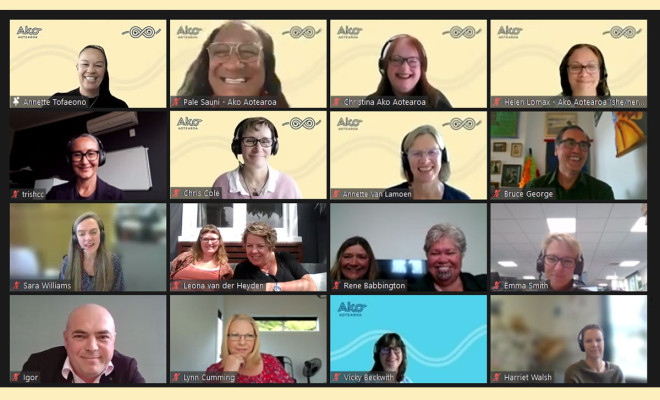 Attendees of the 2023 DFQM Award ceremony in Zoom