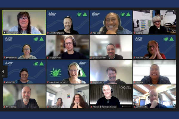 Attendees of the online Tapatoru Award ceremony in Zoom