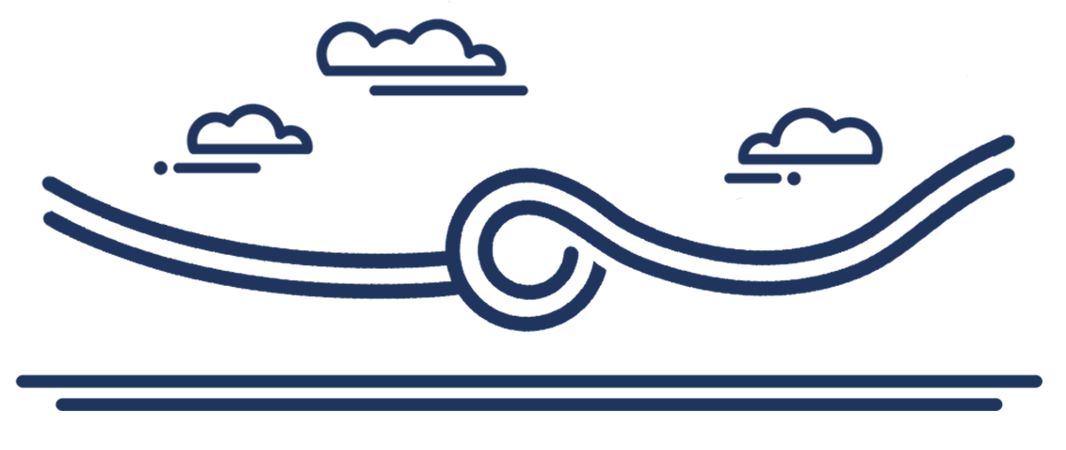 ako aotearoa wave icon with clouds