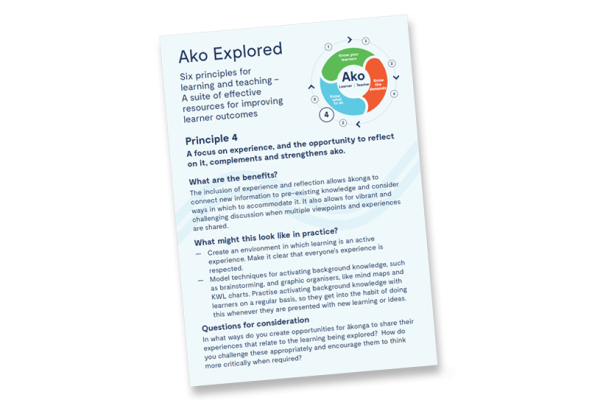 Ako Explored Coffee Table cards Principle 4