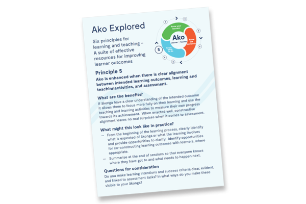 Ako Explored Coffee Table cards Principle 5