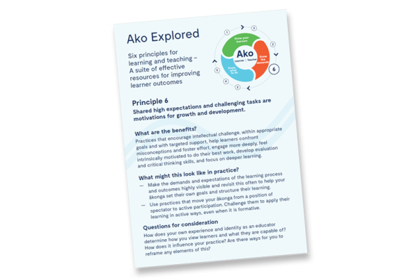 Ako Explored Coffee Table cards Principle 6