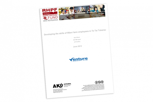 developing the skills of maori farm employees in te tai tokerau