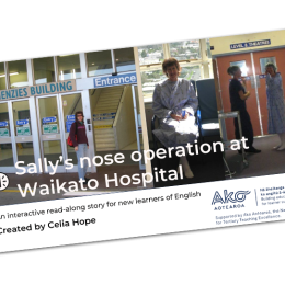 ESOL read along story Nose operation