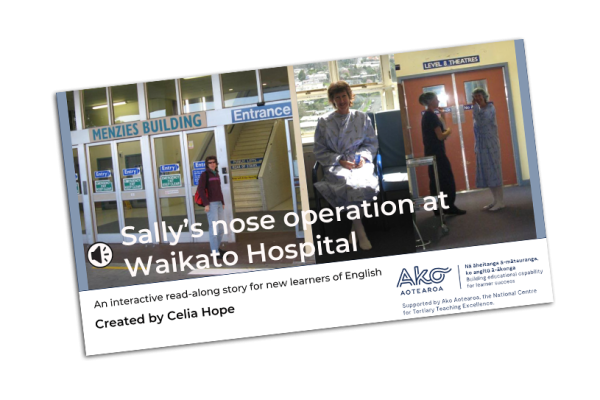 ESOL read along story Nose operation